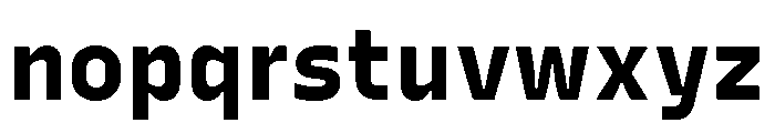 Recursive Sans Linear Static ExtraBold Font LOWERCASE