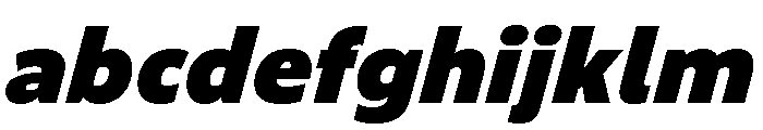 Recursive Sans Linear Static Heavy Italic FONT
