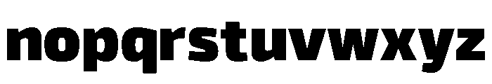 Recursive Sans Linear Static Heavy Font LOWERCASE