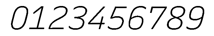 Recursive Sans Linear Static Light Italic Font OTHER CHARS