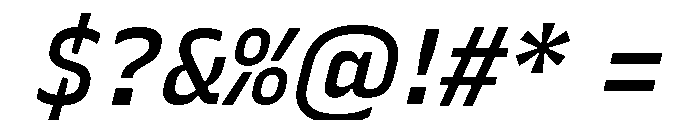 Recursive Sans Linear Static Medium Italic Font OTHER CHARS