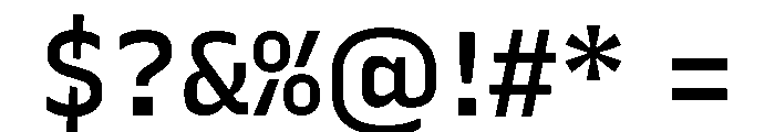 Recursive Sans Linear Static Medium Font OTHER CHARS