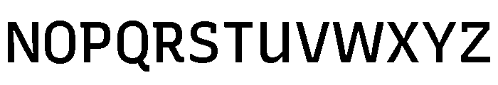 Recursive Sans Linear Static Medium Font UPPERCASE