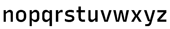Recursive Sans Linear Static Medium Font LOWERCASE