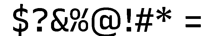 Recursive Sans Linear Static Regular Font OTHER CHARS