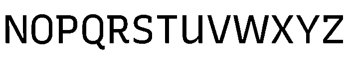 Recursive Sans Linear Static Regular Font UPPERCASE