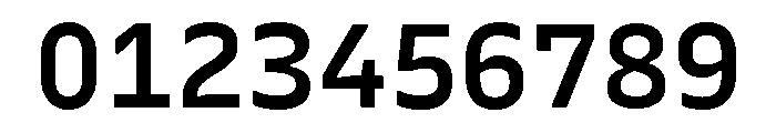 Recursive Sans Linear Static SemiBold Font OTHER CHARS