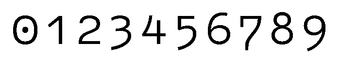 Recursive Sans Linear Static Thin Font OTHER CHARS