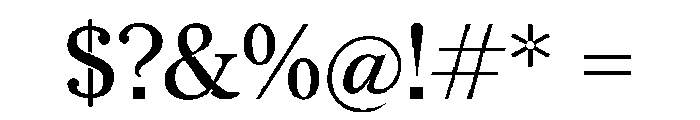 Redaction 10 Regular Font OTHER CHARS