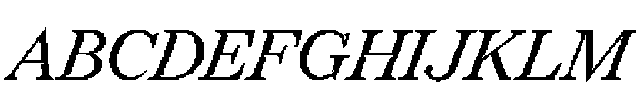 Redaction 20 Italic Font UPPERCASE