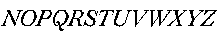 Redaction 20 Italic Font UPPERCASE