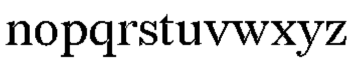 Redaction 20 Regular Font LOWERCASE