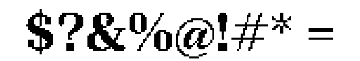 Redaction 35 Bold Font OTHER CHARS