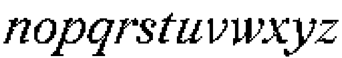Redaction 35 Italic Font LOWERCASE