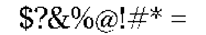 Redaction 35 Regular Font OTHER CHARS
