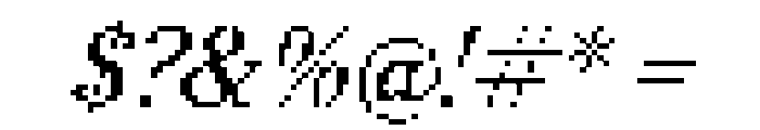 Redaction 50 Italic Font OTHER CHARS