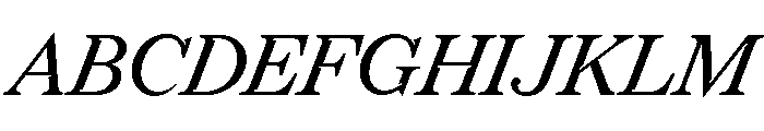 Redaction Italic Font UPPERCASE