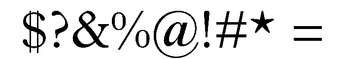 Redaction Light Font OTHER CHARS