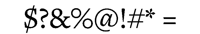Redaction Medium Font OTHER CHARS