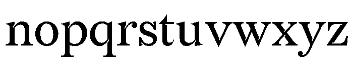 Redaction Regular Font LOWERCASE