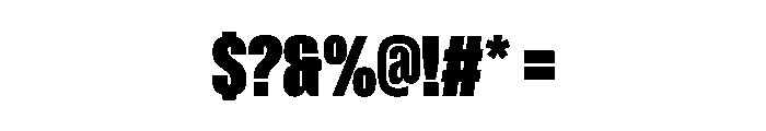 Reel Medium Black Font OTHER CHARS
