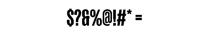 Reel Medium Regular Font OTHER CHARS