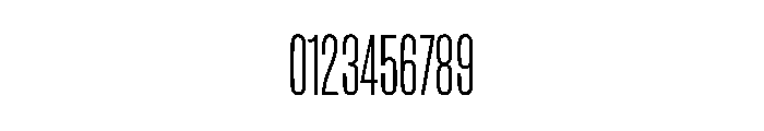Reel Medium Thin Font OTHER CHARS