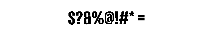 Reel Short Regular Font OTHER CHARS