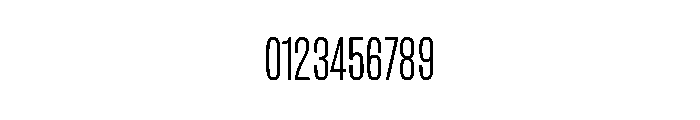 Reel Short Thin Font OTHER CHARS