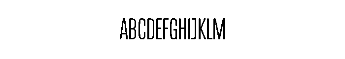 Reel Short Thin Font UPPERCASE