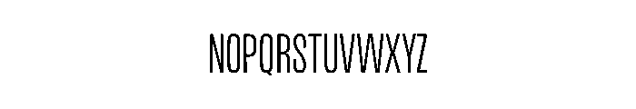 Reel Short Thin Font UPPERCASE