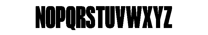 Reel Tall Black Font UPPERCASE