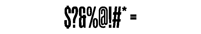 Reel Tall Regular Font OTHER CHARS