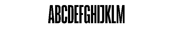 Reel Tall Regular Font UPPERCASE