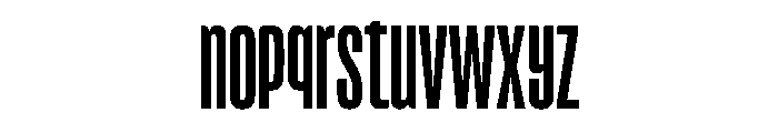 Reel Tall Regular Font LOWERCASE