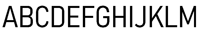 Reflex Pro Variable Extra Light Font UPPERCASE