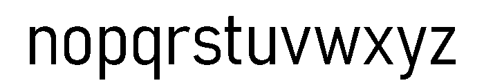 Reflex Pro Variable Extra Light Font LOWERCASE