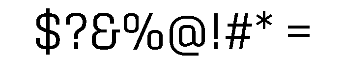 Reflex Pro Variable Light Font OTHER CHARS