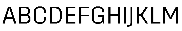 Reflex Pro Variable Light Font UPPERCASE