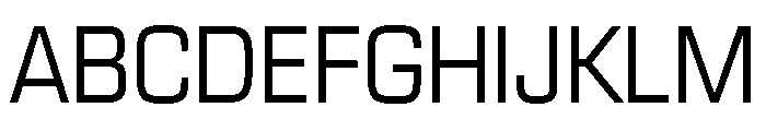 Reflex Pro Variable Regular Font UPPERCASE