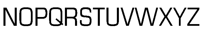 Reflex Pro Variable Regular Font UPPERCASE