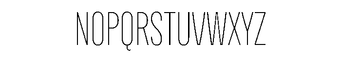 Regrets Extra Light Font UPPERCASE