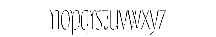 Regrets Major Font LOWERCASE