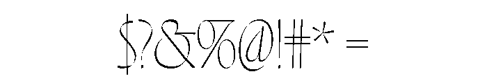 Regrets Minor Font OTHER CHARS