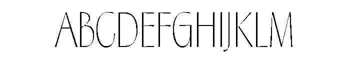 Regrets Minor Font UPPERCASE