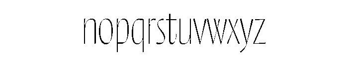 Regrets Minor Font LOWERCASE