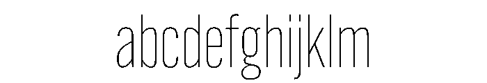 Regrets Thin FONT
