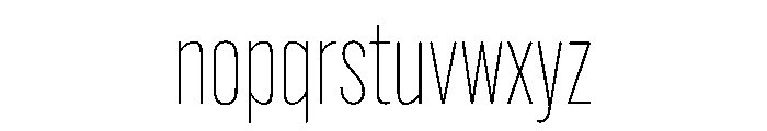 Regrets Thin Font LOWERCASE