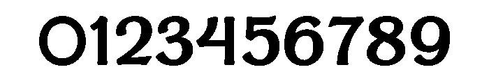 Reross Bold Font OTHER CHARS