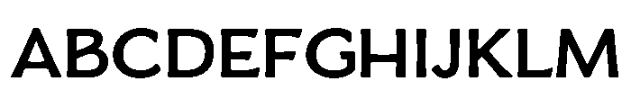 Reross Bold Font UPPERCASE
